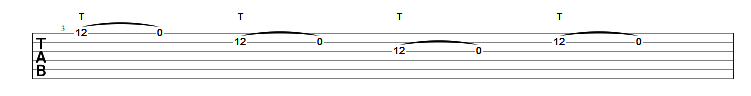 guitar tapping technique 2