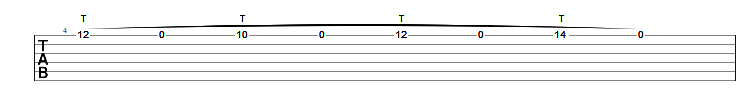 guitar tapping technique 3